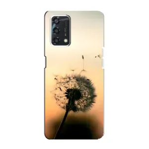 Силиконовый Чехол с одуванчиками на Oppo A95 (Роздумаханый одуванчик)
