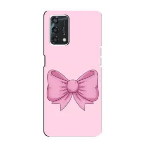 Чохол банти для Oppo A95 (Рожевий бантик)