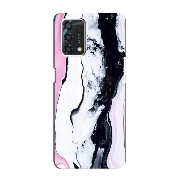 Чехол с рисунком «Розовый мрамор» для OPPO A95 Чехол с рисунком «Розовый мрамор» для OPPO A95