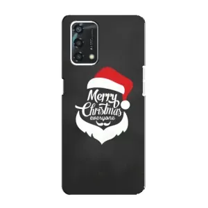 Чехол Санта Клаус для Oppo A95 (Санта Крисмас)