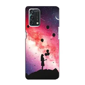 Силиконовые Чехлы Любимому человеку для Oppo A95 (Шарики в небе)