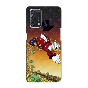 Силиконовый чехол для Oppo A95 (Скрудж Луи Виттон)