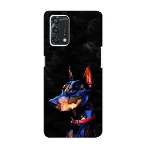 Бампер для Oppo A95 с картинкой "Песики" (Собака Мопс)