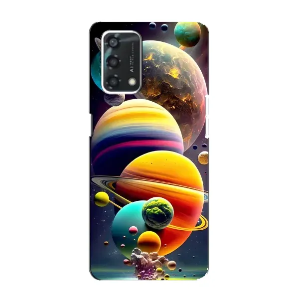 Чехол с рисунком «Солнечна система» для OPPO A95 Чехол с рисунком «Солнечна система» для OPPO A95