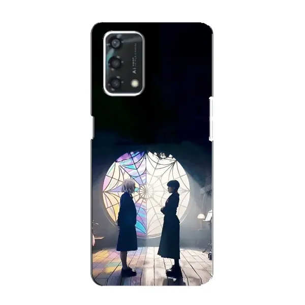 Чехол с рисунком «Уэнсдей и Энди» для OPPO A95 Чехол с рисунком «Уэнсдей и Энди» для OPPO A95