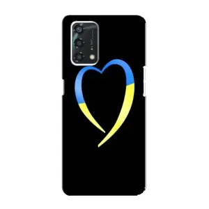 Силиконовый Чехол на Oppo A95 (Я-Украина) (Украинское сердце)