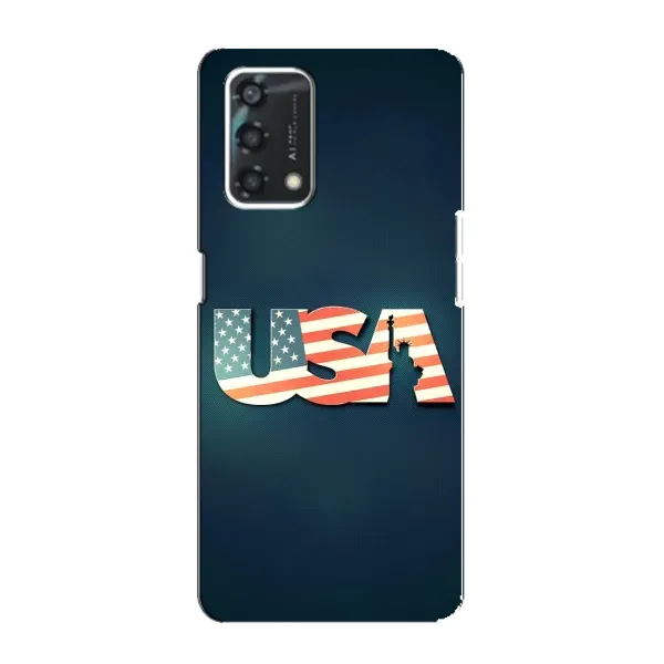 Чехол с рисунком «USA» для OPPO A95