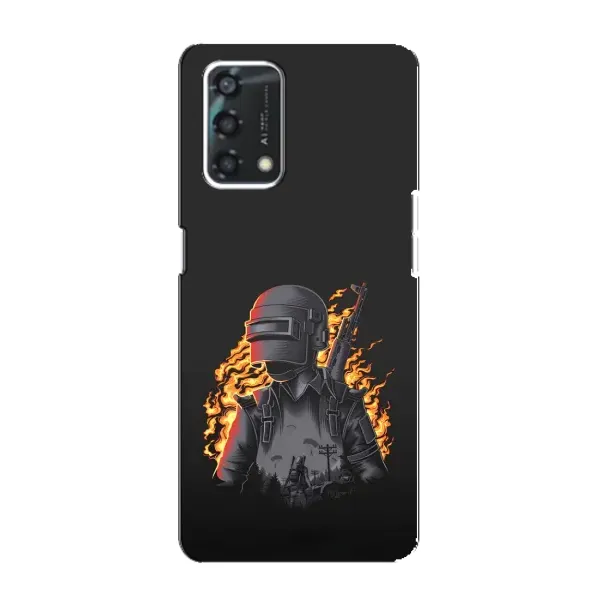 Чохол з малюнком «В полум'ї» для OPPO A95