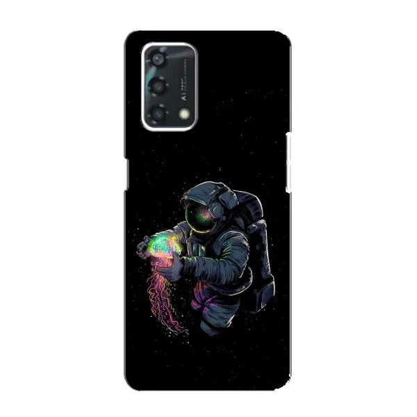 Чехол с рисунком «В руках земля» для OPPO A95 Чехол с рисунком «В руках земля» для OPPO A95