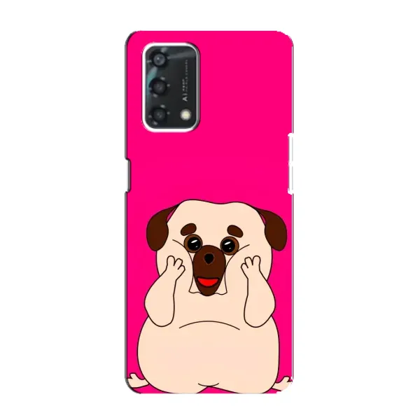 Чехол с рисунком «Веселый Мопсик» для OPPO A95