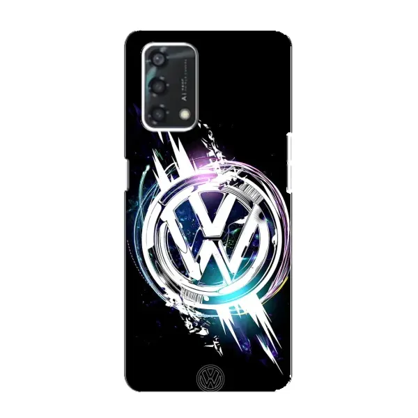 Чехол с рисунком «Volkswagen на черном» для OPPO A95 Чехол с рисунком «Volkswagen на черном» для OPPO A95