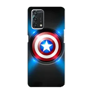 Чохол с Щітом Капітана Америки на Oppo A95 (Яскраий Щит Капітана)
