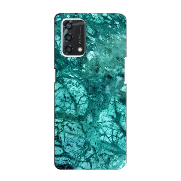 Чехол с рисунком «Зеленый мрамор» для OPPO A95 Чехол с рисунком «Зеленый мрамор» для OPPO A95