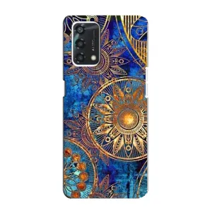 Чохли з сенсом на Oppo A95 (Золоті узори)