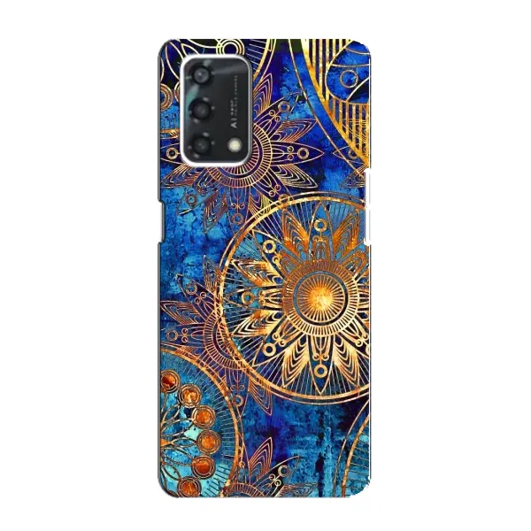 Чехол с рисунком «Золотые узоры» для OPPO A95