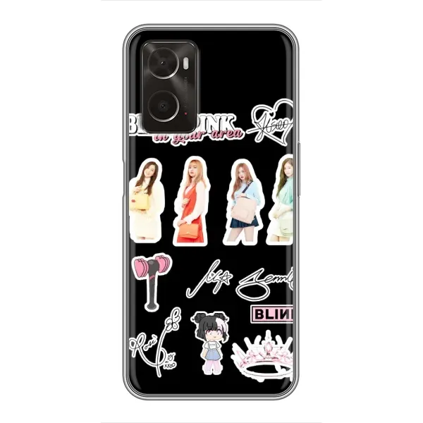 Чехол с рисунком «Арт блэкпинг» для OPPO A96