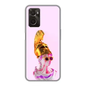 Чехол с Прикольным принтом на Oppo A96 (АРТ Статуя)