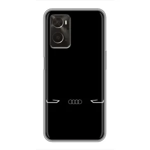 Силіконовий бампер з картинкою машини на Oppo A96 (Сілует Audi)