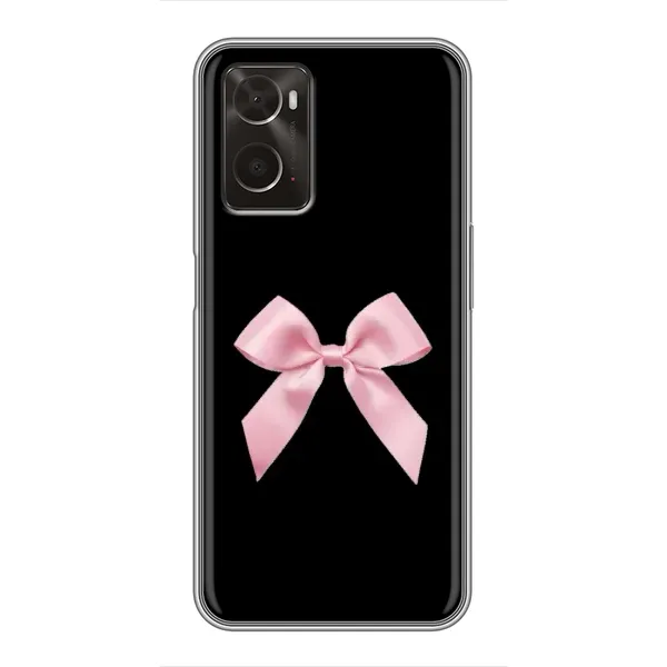 Чехол с рисунком «Бант на черном» для OPPO A96 Чехол с рисунком «Бант на черном» для OPPO A96