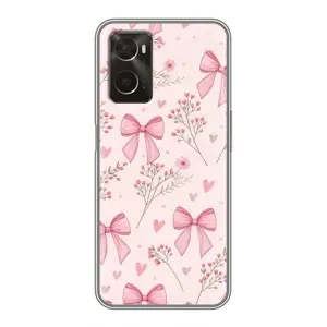 Чехол банты для Oppo A96 (Банты с цветами)