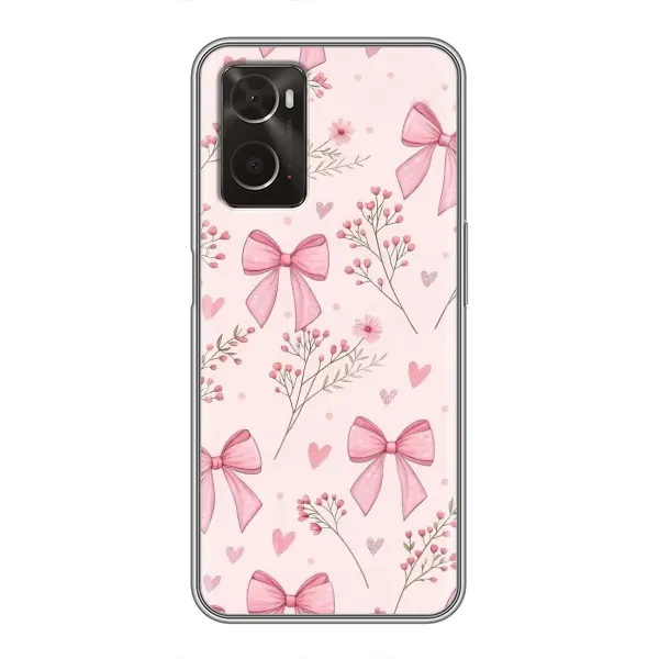 Чехол с рисунком «Банты с цветами» для OPPO A96 Чехол с рисунком «Банты с цветами» для OPPO A96