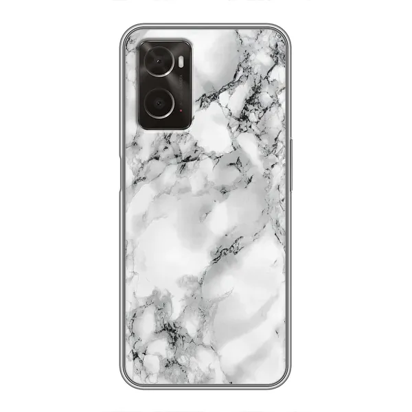 Чехол с рисунком «Белый мрамор» для OPPO A96 Чехол с рисунком «Белый мрамор» для OPPO A96