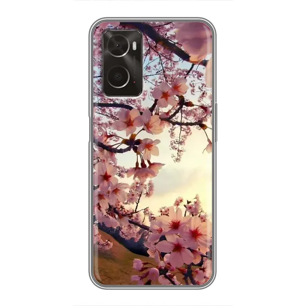 Чехол с рисунком «Цветущая сакура» для OPPO A96 Чехол с рисунком «Цветущая сакура» для OPPO A96