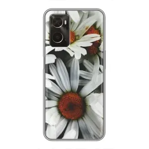 Чехол с ромашками на Oppo A96 (Цветы Ромашки)