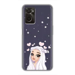 Чохол Стильні дівчата на Oppo A96 (Дівчина та серця)