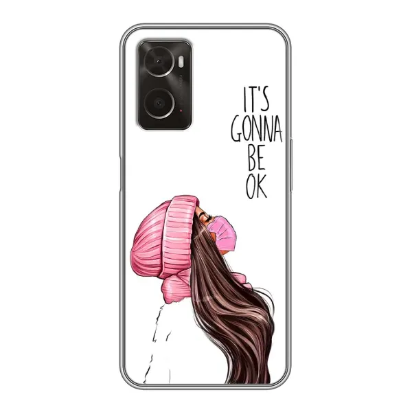 Чехол с рисунком «Девушка в маске» для OPPO A96 Чехол с рисунком «Девушка в маске» для OPPO A96