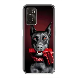 Чохол ДОБЕРМАН для Oppo A96 (Доберман злий)