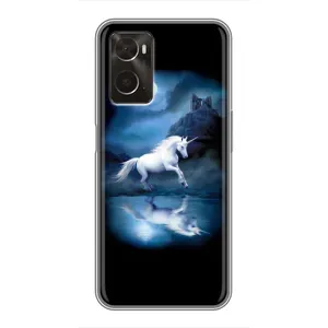 Чехол Unicorn на Oppo A96 (Единорог)