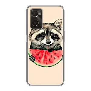 Силіконовий Чохол з Энотами на Oppo A96 (Єнот)