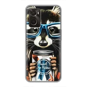 Силіконовий Чохол з Энотами на Oppo A96 (Єнот в окулярах)