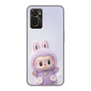 Чехол с рисунком «Фиолетовый Лабубу» для OPPO A96