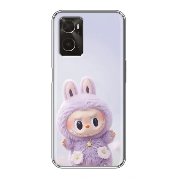 Чехол с рисунком «Фиолетовый Лабубу» для OPPO A96 Чехол с рисунком «Фиолетовый Лабубу» для OPPO A96