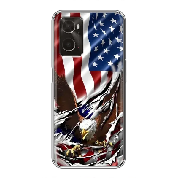 Чехол с рисунком «Флаг USA» для OPPO A96