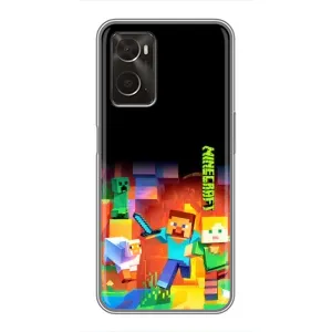 Чохли для Oppo A96 (Персонажі МайнКрафт) (Герой Майнкрафт)