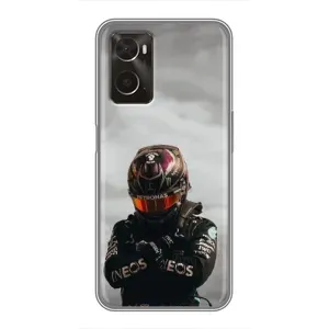 Чехол фильм Формула 1 для Oppo A96 (Хэмилтон 44)