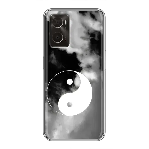 Чехол с рисунком «Инь-Янь» для OPPO A96 Чехол с рисунком «Инь-Янь» для OPPO A96