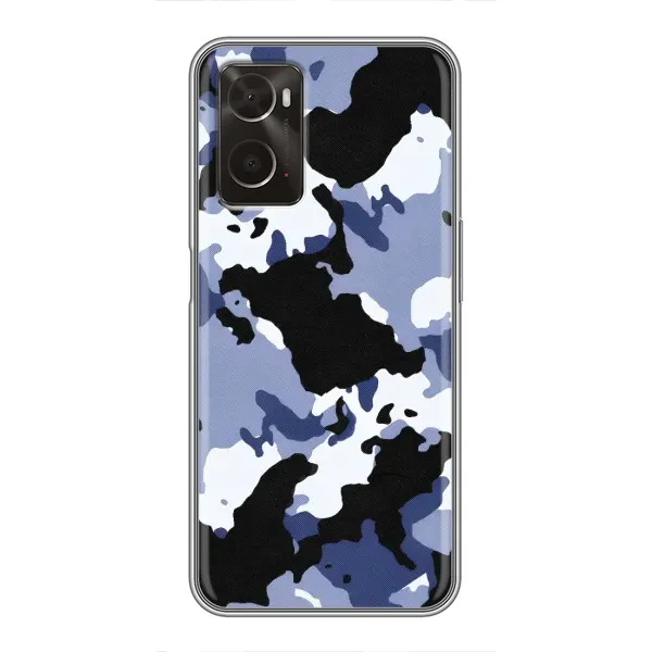 Чехол с рисунком «Камуфляжный Серый» для OPPO A96 Чехол с рисунком «Камуфляжный Серый» для OPPO A96