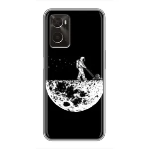 Силіконовый Чохол з принтом "Космонавти" на Oppo A96 (Космонавт)