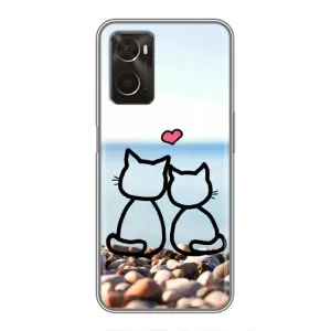 Силіконові Чохли Коханій людині для Oppo A96 (Котейки)