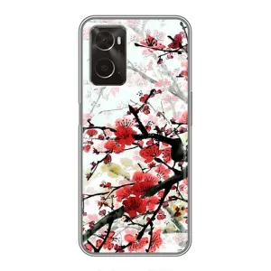 Чехол с принтом САКУРЫ на Oppo A96 (Красивая Сакура)