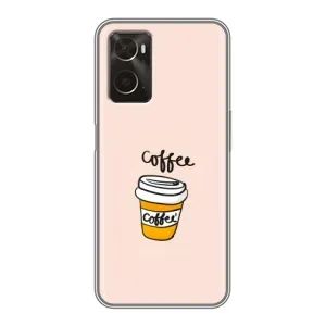 Чехол с изображением вкусной еды для Oppo A96 (Кружка кофе)