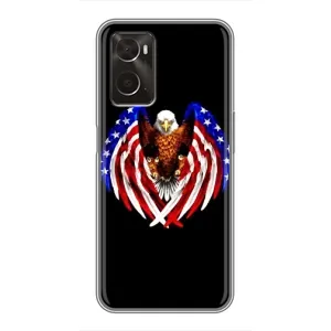 Чохол Прапор USA для Oppo A96 (Крила США)