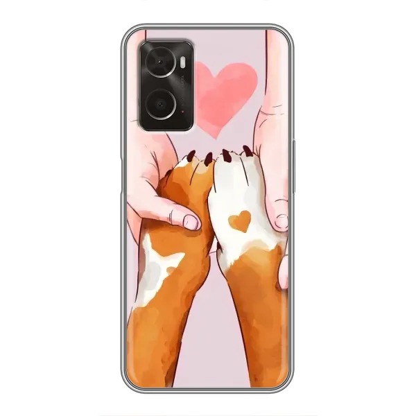 Чехол с рисунком «Любовь к собакам» для OPPO A96 Чехол с рисунком «Любовь к собакам» для OPPO A96