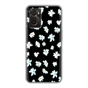 Чехол с ромашками на Oppo A96 (Маленькие ромашки)