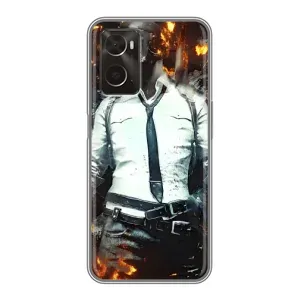 Чохол з картинкою "Герой Pubg" на Oppo A96 (Man Пубг)