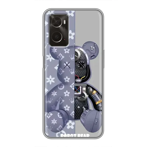 Чехол с рисунком «Медведь Louis Vuitton» для OPPO A96